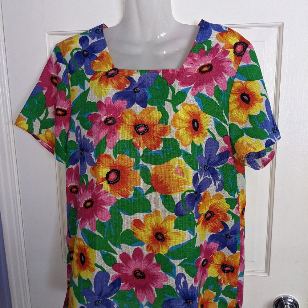 Patchigton Blouse T-shirt Floral Size M Vintage